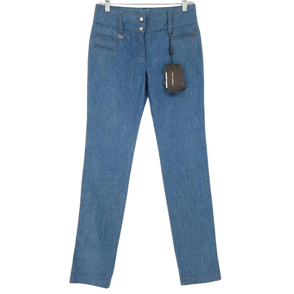 Dolce & Gabbana Blue Women's Pants